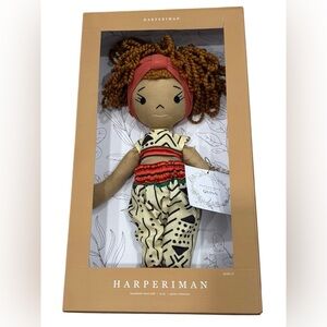 Harperiman Quinn Handmade Linen Doll - New in Box